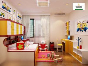Thi công nội thất phòng trẻ em tại Vinh của Thành Hưng