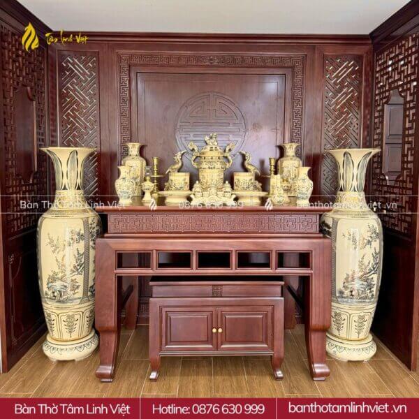 Tâm Linh Việt nhận sản xuất bàn thờ theo yêu cầu